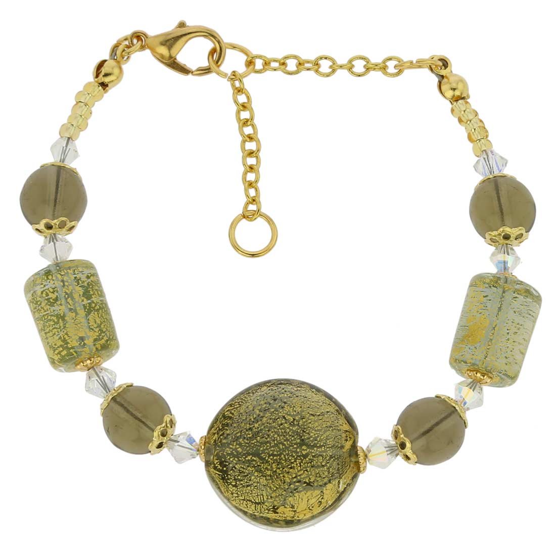 Glass Of Venice Murano Glass Ca D'oro Bracelet - Cloudy Sky