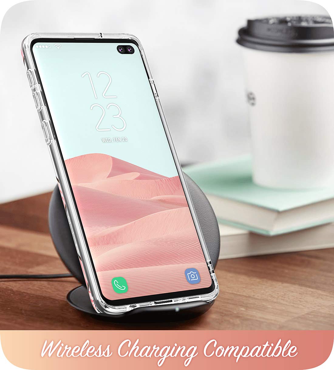 i-Blason Cosmo Lite Series Designed for Galaxy S10 Plus Case Slim Protective Stylish Design Bumper Case with Camera Protection for Samsung Galaxy S10 Plus 2019 Release(Marble)