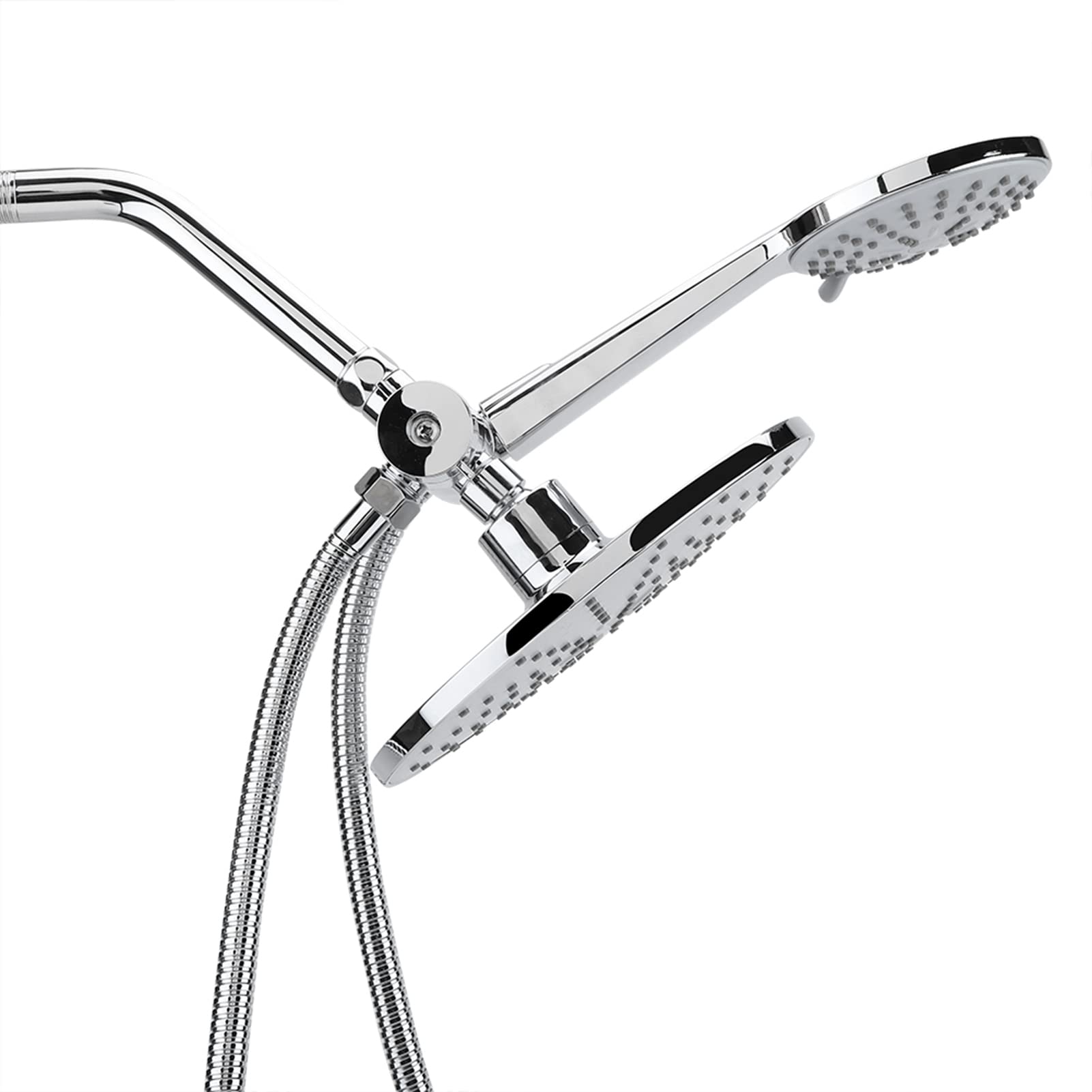 Chrome Plate High Pressure 3 Way Multi Setting Rainfall Dual Handheld Shower Head Combo Price