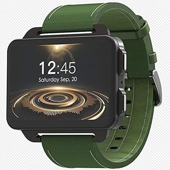 LEMFO LEM4 PRO 3G Smart Watch Phone, 2.2 Inch Big Screen Android, 1.3MP Camera, MT6580 Quad Core 1.3Ghz 1GB RAM 16GB ROM, GPS/Heart Rate ...