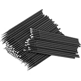 LA MIERE 1mm Black 400Pcs Bendable Microbrush Applicator Micro Brushes International Cylinder