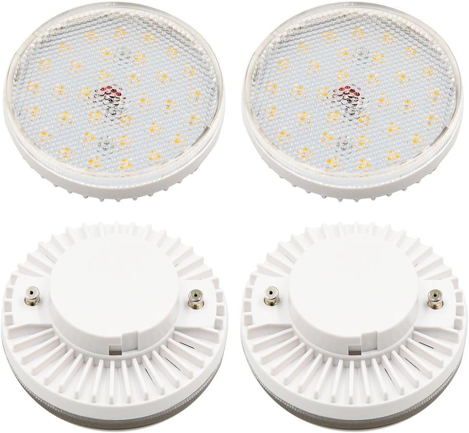 thumbnail image 2 of SINCELIGHT GX53 LED Bulbs, 7W, Reflector, 60W Equivalent, Disc Frosted Puck, RA≈85... 2 of 9