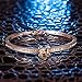 Qianse Elegant Rose Gold Plated Bangle Bracelets with Austrian Crystals