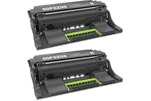 magiclocci 50F0Z00 Imaging Unit (2-Pack) Compatible 50F0Z00 Drum Unit Replacement for Lexmark 50F0Z00 Imaging Unit MS310d MS3