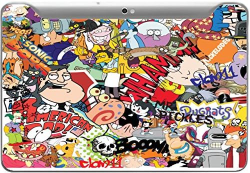 Sticker Bomb Galaxy Tab 10.1 Vinyl Decal Sticker Skin by This Mugs 4U
