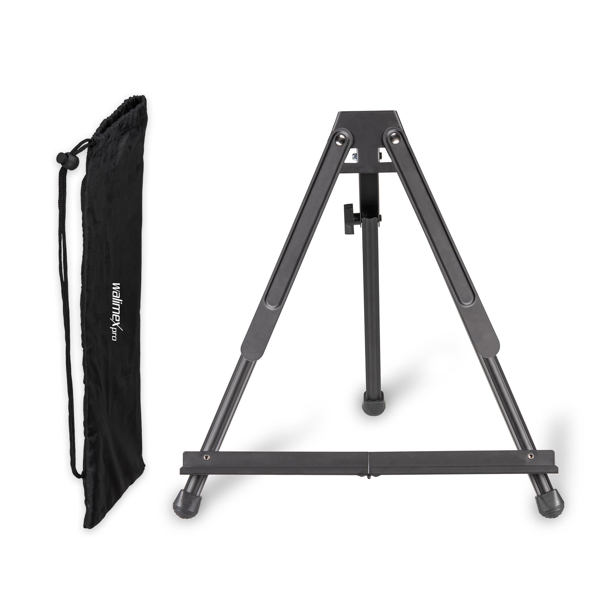 Walimex pro aluminum table easel 40x60cm I ideal studio easel, table easel & field easel I for canvases up to HxD: 40x60cm, up to 4kg I with bag