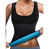NonEcho Women Neoprene Sweat Vest for Women Sauna Suit Hot Sweat Waist Trainer Vest Slimming Body Shaper