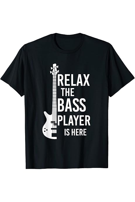 The Bass Player Funny Guitar T-Shirt 