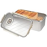 CODOHI Bread Box for Homemade Bread, Time Recording Bread Storage Container with Lid, Airtight Fresh Bread Holder bin For Kitchen Countertop, Dishwasher Safe