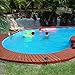 CoZroom Inflatable Flamingo Coasters for Swimming Pool Party and Beach Party, Pack of 12