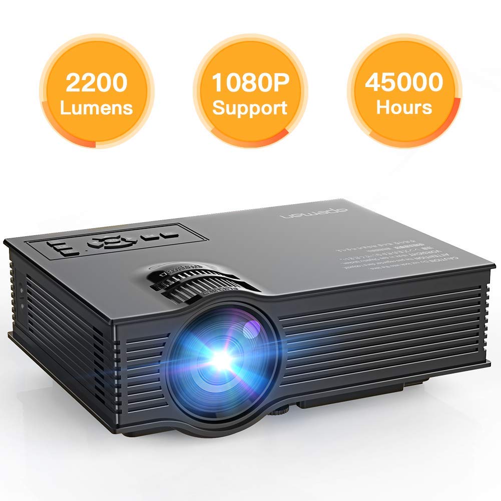 APEMAN Projector Upgraded Mini Portable 2200 Lumens LED Full HD Video Home... eBay