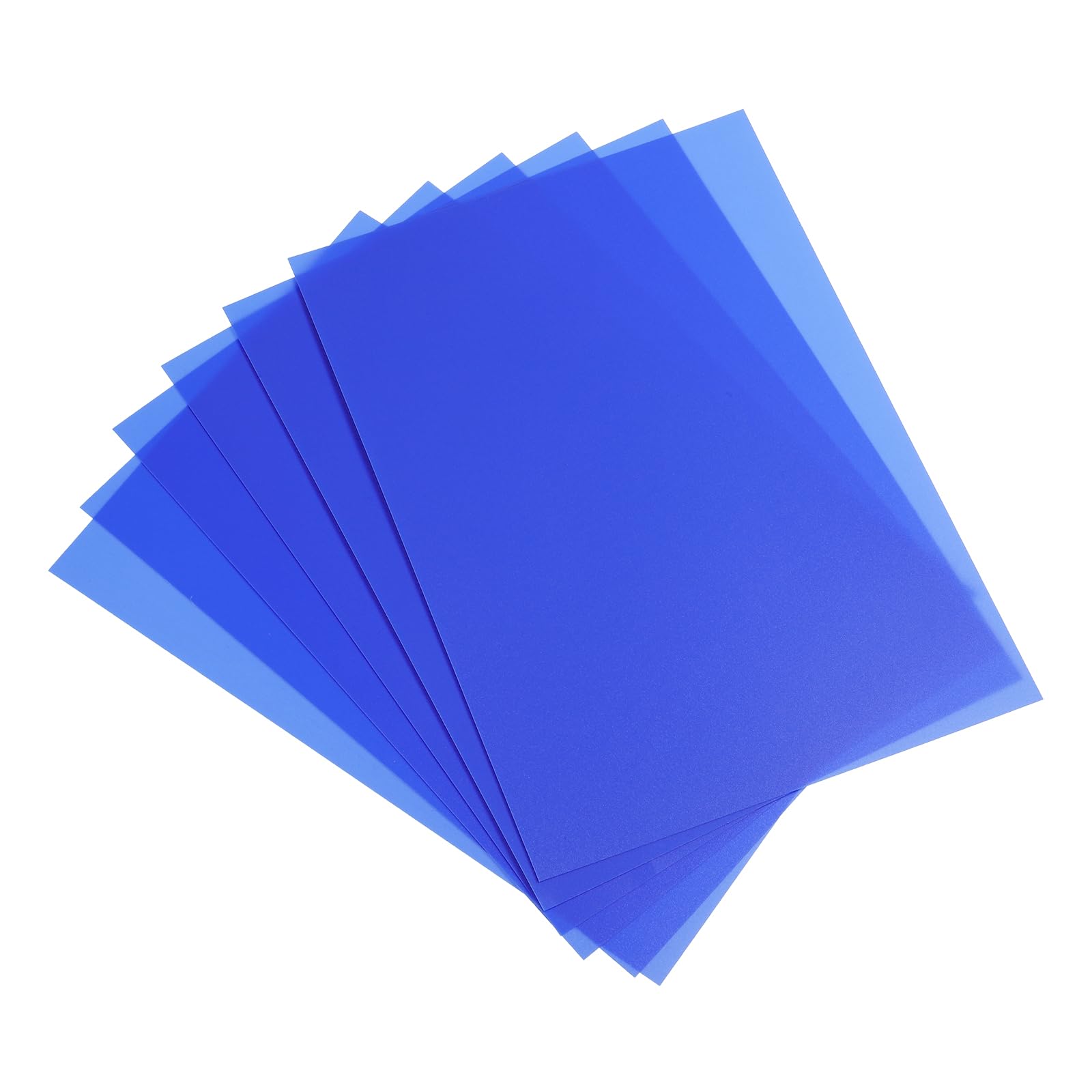 PATIKIL 20 Mil Clear PVC Binding Covers, 20 Pcs Front View Protector Un-Punched A4 Letter Size for Presentation, Report, Paper, Business Office Supply Document, Blue
