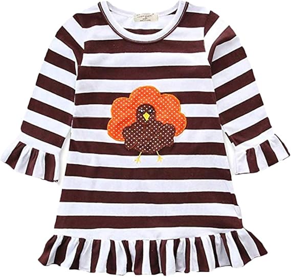Amazon.com: Puloru Toddler Baby Girl Thanksgiving Day ...