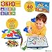 ETI Toys, 368 Piece Lace and Pegs with Board. Design Whale, House, Ship, Bridge, Elephant and More. 100 Percent Safe, Creative Skills Development. Gift, Toy for 3, 4, 5 Year Old Boys and Girls