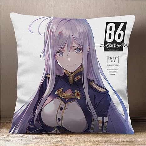 Amazon 86 エイティシックス シン レーナ 2wayトリコット 正方形 抱き枕 両面プリント クッション 背当て 座布団 装飾 人気アニメ かわいい 萌えグッズ 周辺 ギフト プレゼント 40 40cm 45 45cm 本体付き アニメ 萌えグッズ 通販