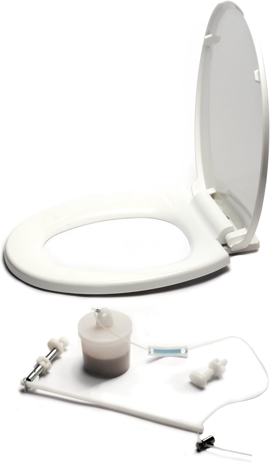 Flush Down Automatic Toilet Seat Closer Round and Elongated available