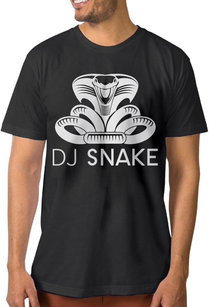 ^GinaR^ Men's DJ Snake Fashion Tee Black