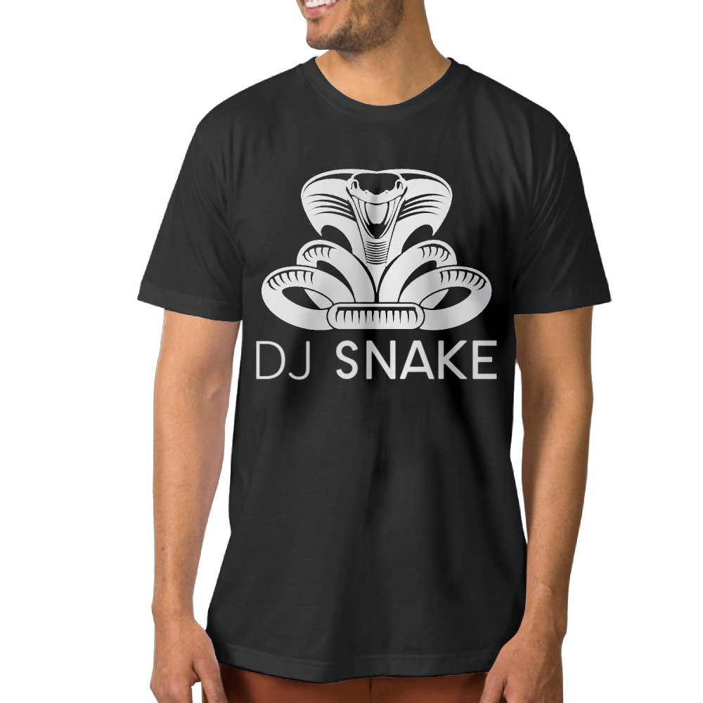 ^GinaR^ Men's DJ Snake Fashion Tee Black