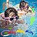 UNGLINGA Diving Swimming Pool Toys Set Underwater Toy Rings Torpedo Bandits Diving Sticks Pirate Treasures Diving Dolphins Seaweed for Kids Boys Girls