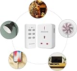 DEWENWILS Remote Controlled Plugs 13A 3120W 30m 2 Pack 1 Remote view 5