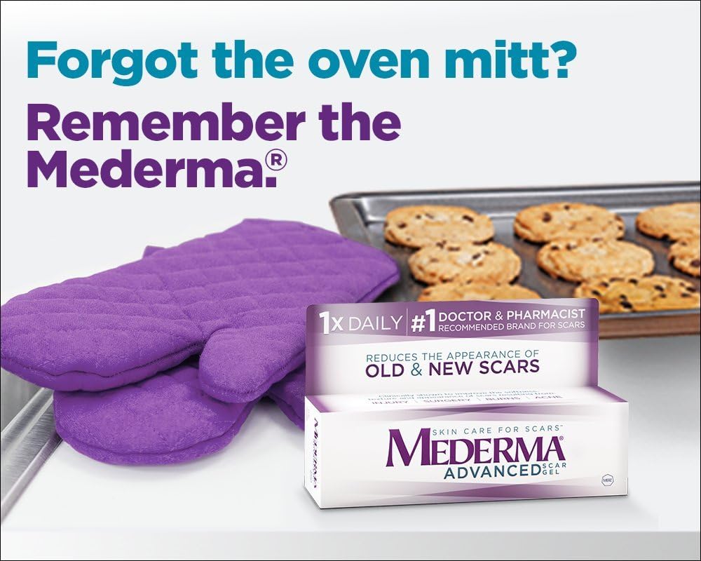 Mederma Advanced Scar Gel - 1x Daily: Use less, save more - Reduces the Appearance of Old & New Scars - #1 Doctor & Pharmacist Recommended Brand for Scars - 0.7 ounce, 0.7 Ounce : Scar Reducing Treatments : Beauty