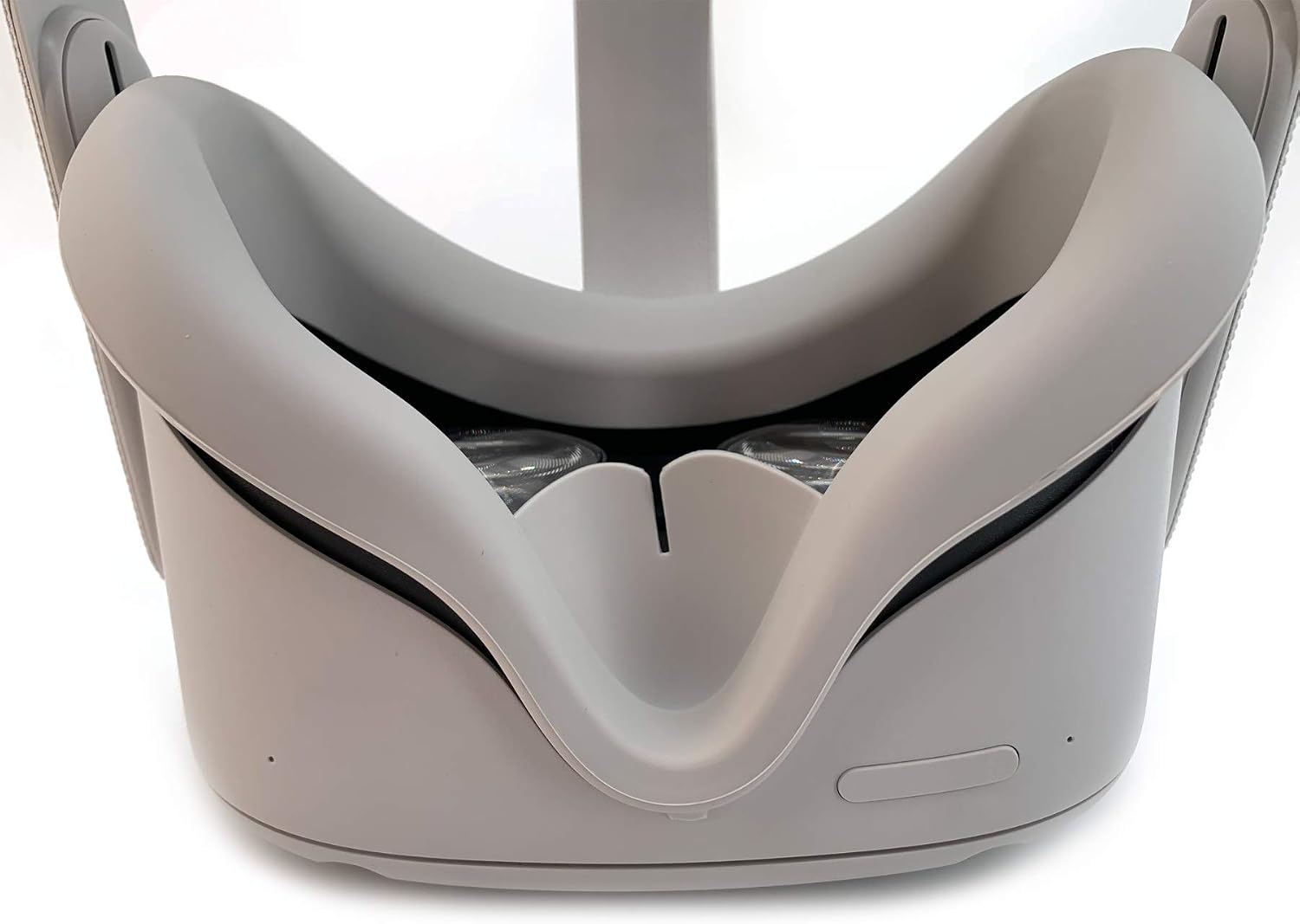 Silicone Cover Mask for Oculus Quest 2, Silicone Face Cover for Oculus Quest 2 VR-Anti-Sweat, Prevent Light Leakage, Washable Eye Pad (Gray) - Image 4