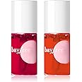 bayfree Lip Tint Stain Set, Korean Water Tint Lightweight Non-sticky, Waterproof Long Lasting Liquid Blush & Lip Stain, Transfer-Proof, Matte Finish Lip Color Makeup (juicy)