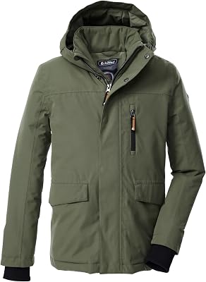 Niños Chaqueta de exterior/chaqueta funcional con capucha KOW 233 BYS JCKT, oliv, 176, 43585-000