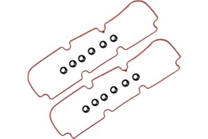 X AUTOHAUX 1 Set Engine Valve Cover Gasket Fit for Buick for Chevrolet for Oldsmobile VS50080R 25530329 25535264