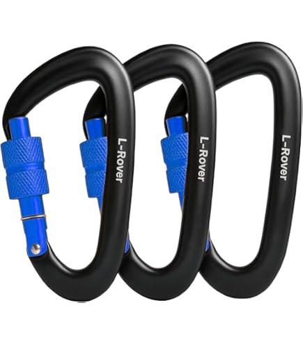 Amazon.com : L-Rover Carabiner,12KN Lightweight Heavy Duty