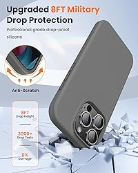 OuXul Designed for iPhone 16 Pro Case,Shockproof