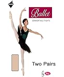 2 Pairs Silky Adult Womens Convertible Dance Ballet Tights 2 Pairs