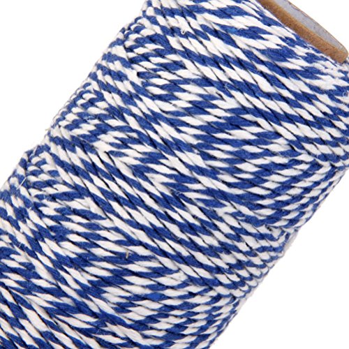 image for Pixnor Cotton Bakers Twine 100m (Navy Blue+White)