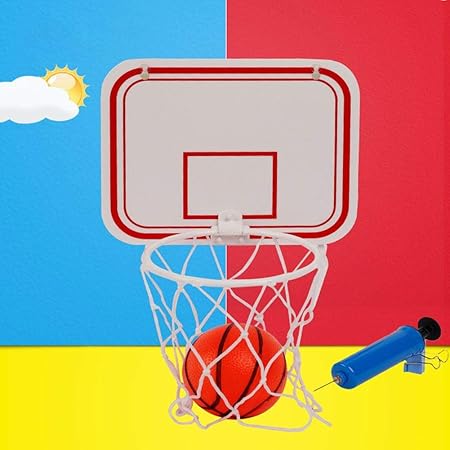 Yaheetech Mini Basketballkorb mit Ballpumpe Backboards Sport & Freizeit