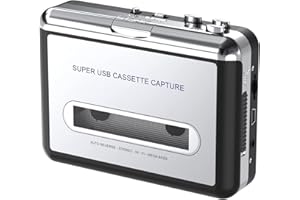 VPHEV Walkman Cassette Player,Retro Cassettes Tape to MP3 CD Converter, Portable USB Casete Capture Stereo Audio Music Player Compatible with Laptop/PC Computer,Convert Cassette to Digital