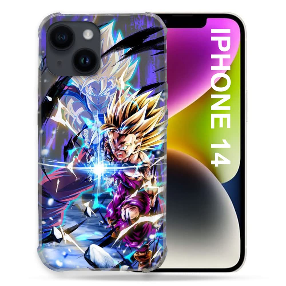 Cokitec Case for Iphone 14 (6.1) Manga Dragon Ball Sangohan Duo