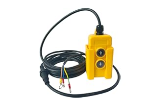 Bigorenda 3 Wires Dump Trailer Remote Control Switch DC 12V for Single Acting Hydraulic Pump Power Unit, 15FT Cable, Remote Controller for Truck Tipper Lift Gate Hoist Cranes Wrecker