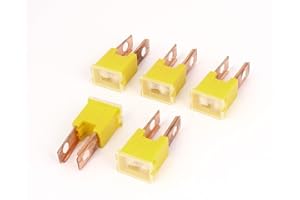 Car 60A 32V Pacific Type Male PAL Blow Fuse Yellow