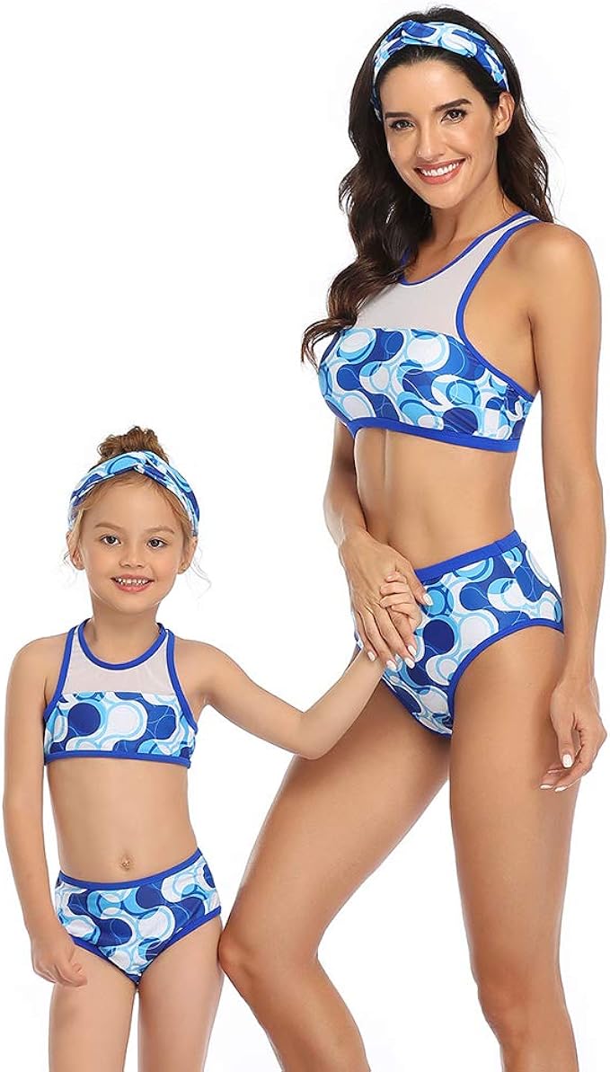 kids matching swimsuits