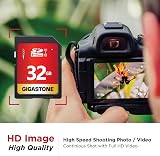 Gigastone 32GB SD Card UHS-I U1 Class 10 SDHC Memory Card view 2