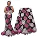 pqdaysun African Lace Fabric Swiss 5 Yards 2019 Nigerian Lace French Beaded Tulle Fabric Wax Fabric for Wedding Party