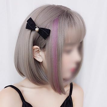 Amazon Com Lnlw Short Bob Wig Inner Buckle Fluffy Hair