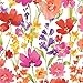 Elrene Home Fashions 39318MLT Vinyl Tablecloth with Polyester Flannel Backing Floral Gardens Easy Care Spillproof, 60