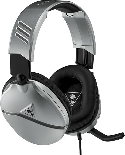 Turtle Beach Recon 70 Silver Gaming Headset for PS5 PS4 Xbox Switch PC