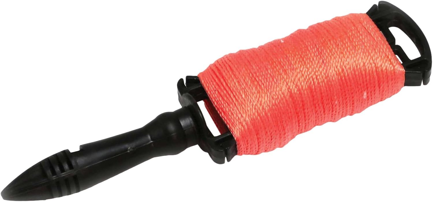 100M Braided Nylon Builders LINE, Red