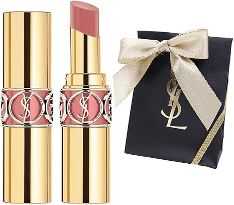 Amazon ギフトラッピング済み イブサンローラン イヴサンローラン 口紅 レディース ルージュ ヴォリュプテ シャイン 婚活リップ Ysl リップ 47ベージュブラウス Yves Saint Laurent 口紅 通販