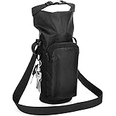Xxerciz Water Bottle Holder for Owala FreeSip 24oz 32oz 40oz Bottle, Universal Water Bottle Carrier Bag with Adjustable Shoulder Strap and Phone Pocket for Walking
