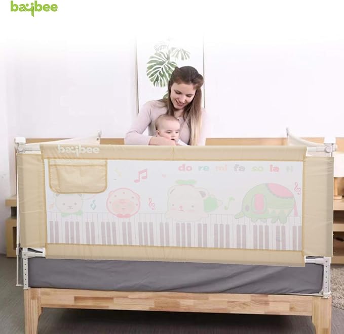 Baybee Bed Rail Guard Barrier for Baby Portable Safety Adjustable