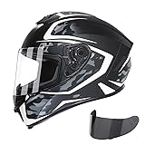 TRIANGLE Motorcycle Helmet for Adults, Full Face