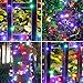 oudilies String Lights, 100 LED Solar Lights, (8 Modes Waterproof IP65) Battery Operated Starry String Lights for Outdoor, Home, Xmas Tree, Garden, Wedding USB Charge Support